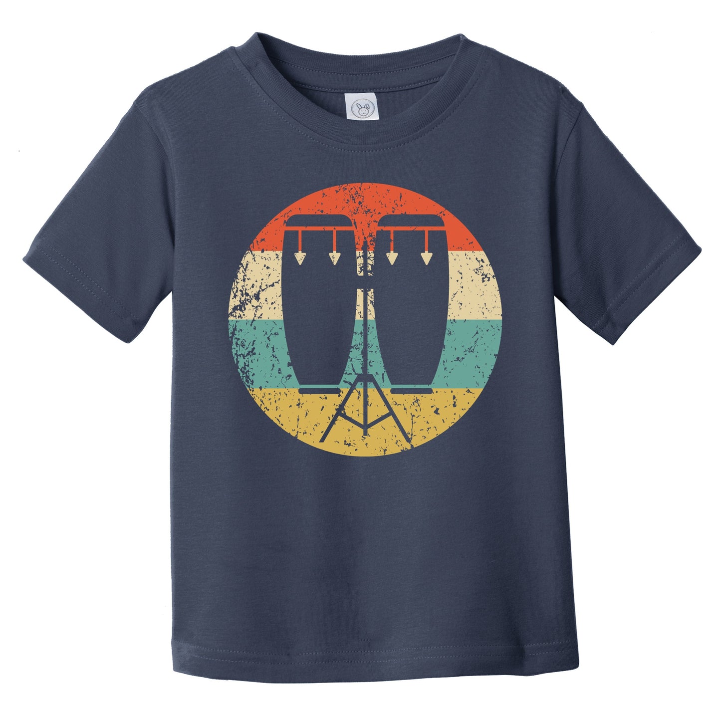 Bongo Drums Retro Music Musician Musical Instrument Infant Toddler T-Shirt