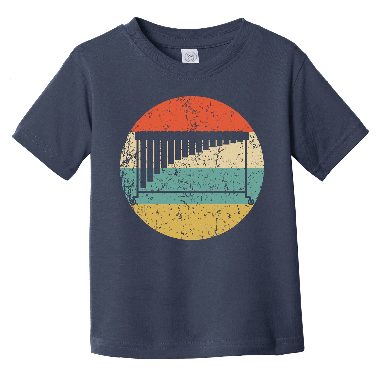 Marimba Silhouette Retro Music Musician Musical Instrument Infant Toddler T-Shirt