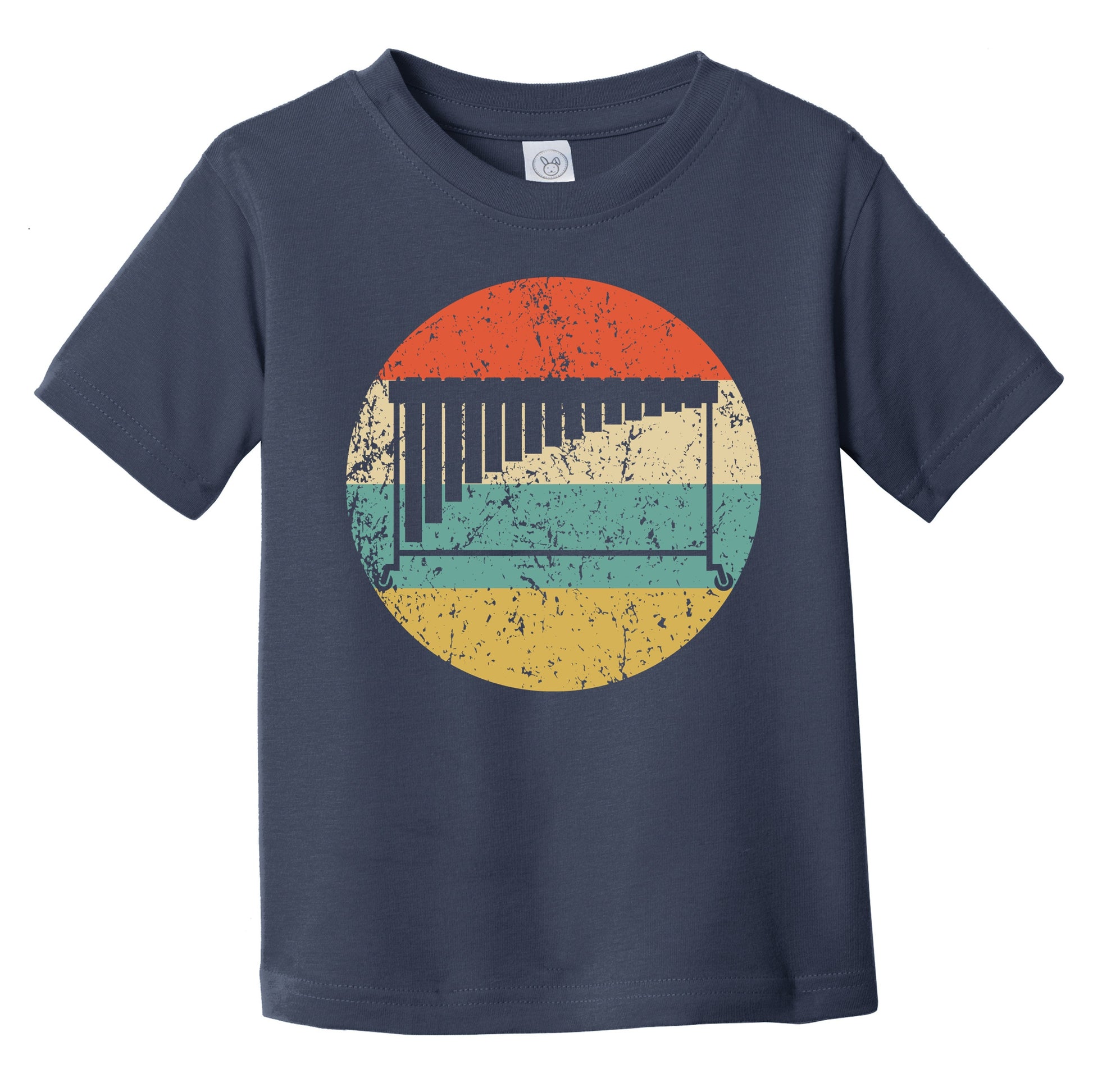 Marimba Silhouette Retro Music Musician Musical Instrument Infant Toddler T-Shirt
