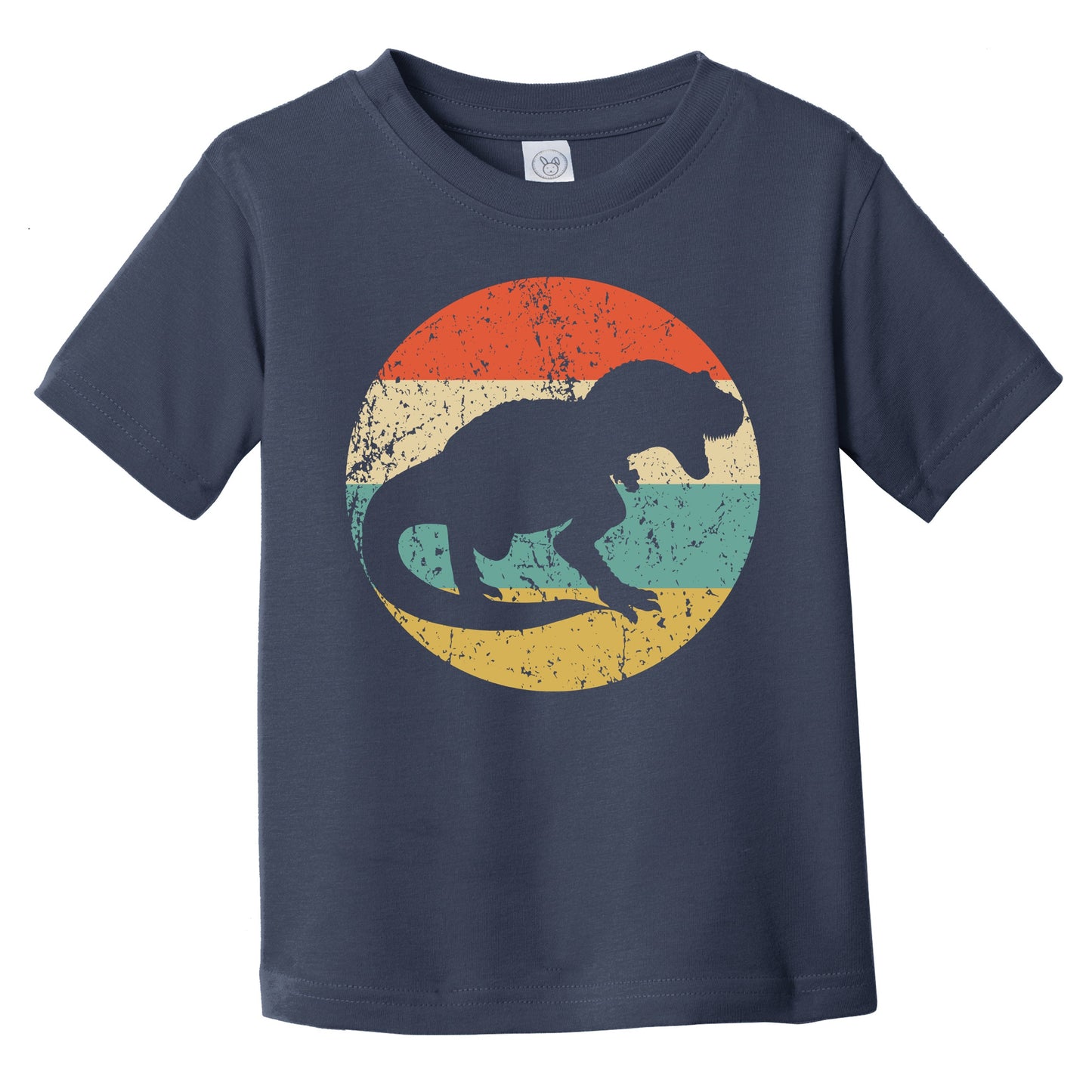 Tyrannosaurus Rex T Rex Silhouette Retro Dinosaur Infant Toddler T-Shirt