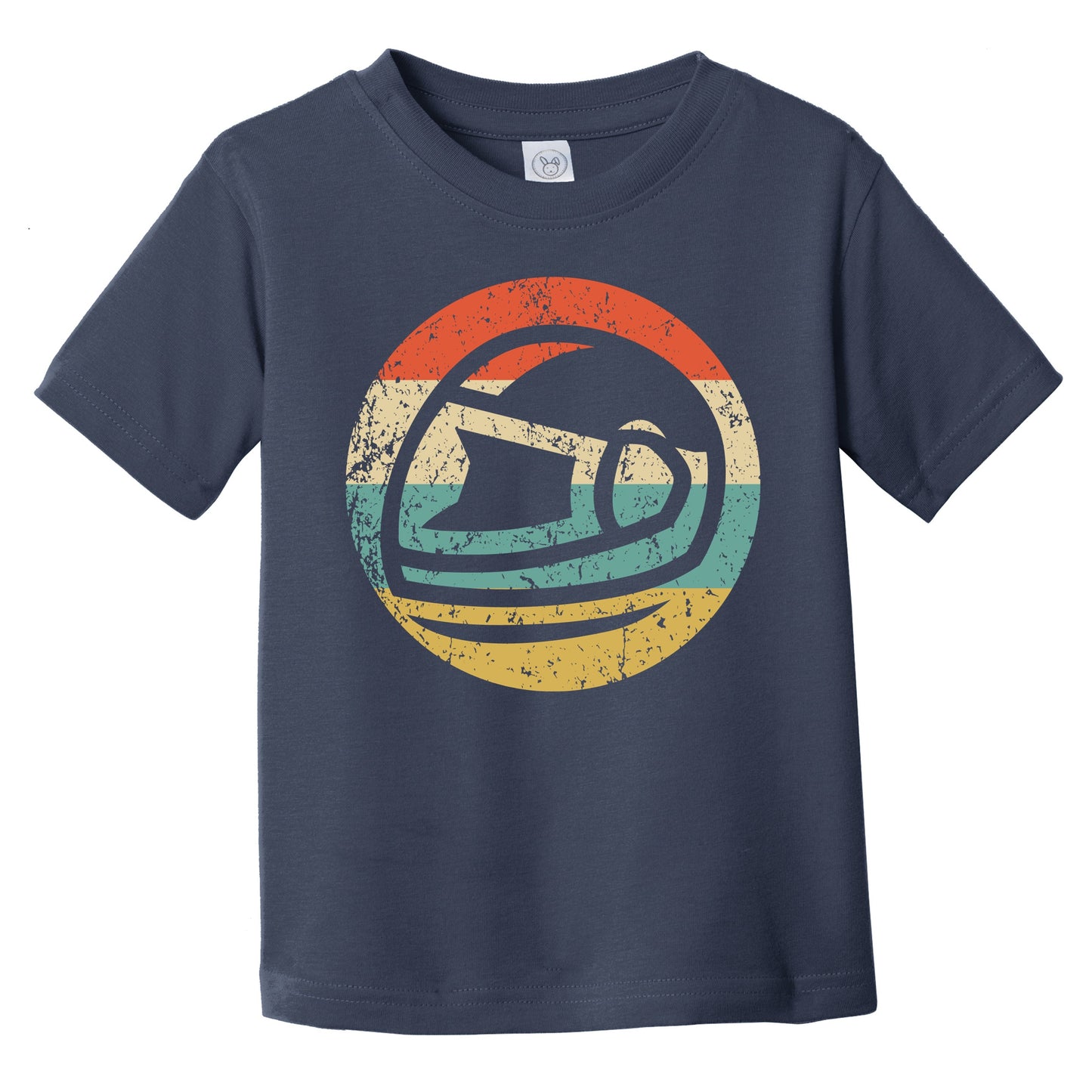 Motorcycle Helmet Icon Retro Motorcycle Infant Toddler T-Shirt