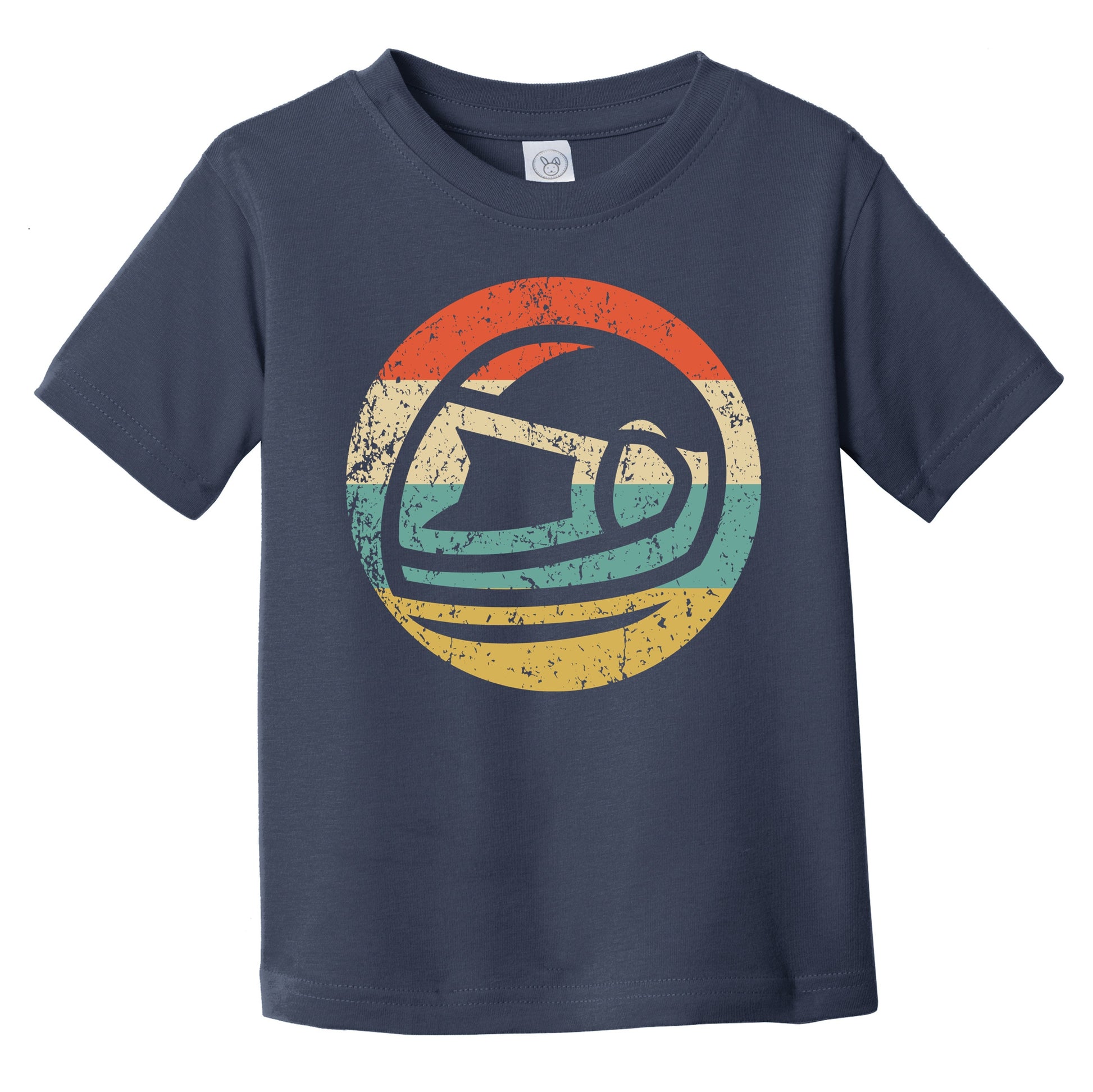 Motorcycle Helmet Icon Retro Motorcycle Infant Toddler T-Shirt