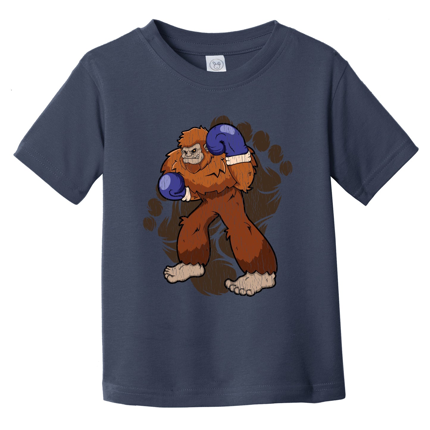 Toddler Bigfoot Boxing Shirt - Sasquatch Boxing Infant Toddler T-Shirt