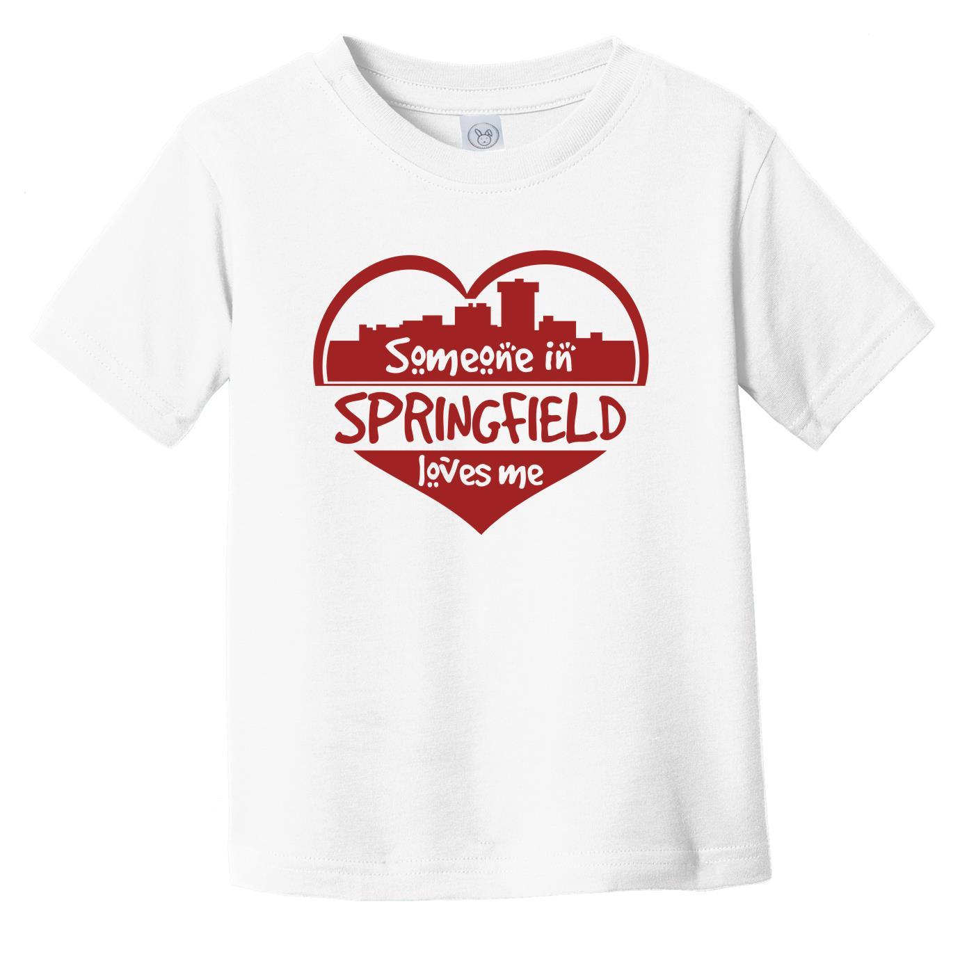 Someone in Springfield Loves Me Springfield Missouri Skyline Heart Infant Toddler T-Shirt