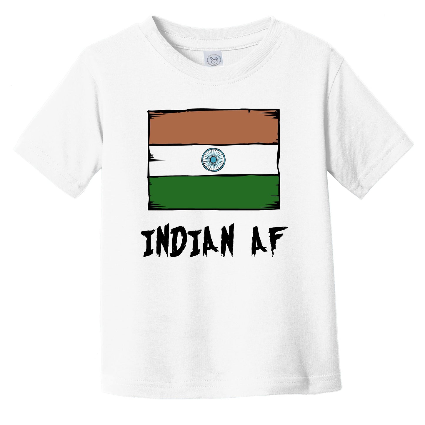 Indian AF Funny India Flag Infant Toddler T-Shirt