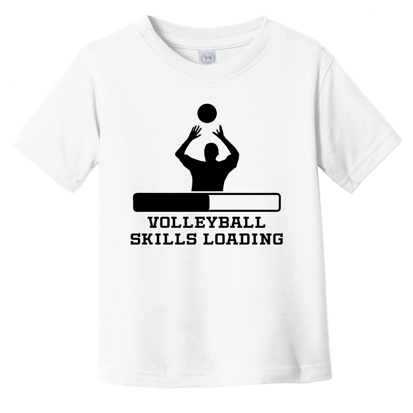 Volleyball Skills Loading Funny Sports Humor Infant Toddler T-Shirt