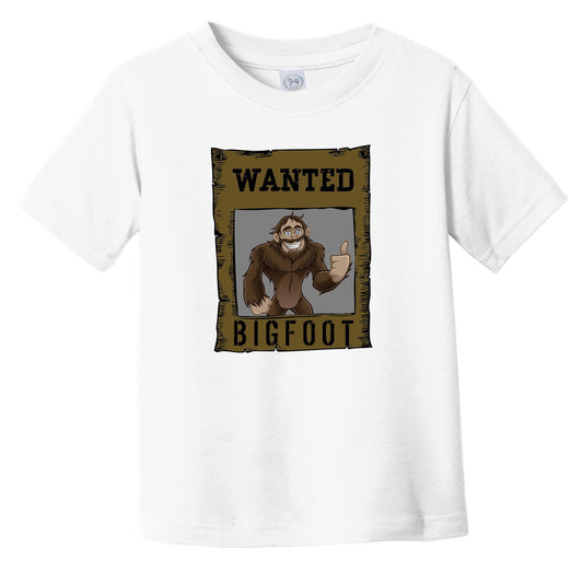 Bigfoot Wanted Poster Funny Sasquatch Infant Toddler T-Shirt