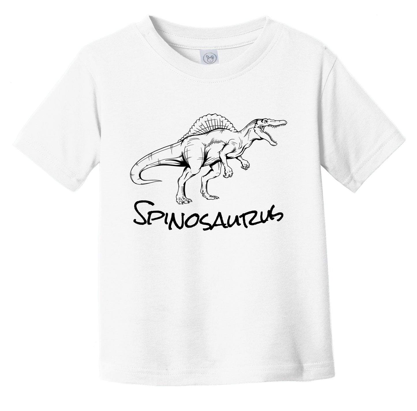 Spinosaurus Sketch Cool Prehistoric Animal Dinosaur Infant Toddler T-Shirt