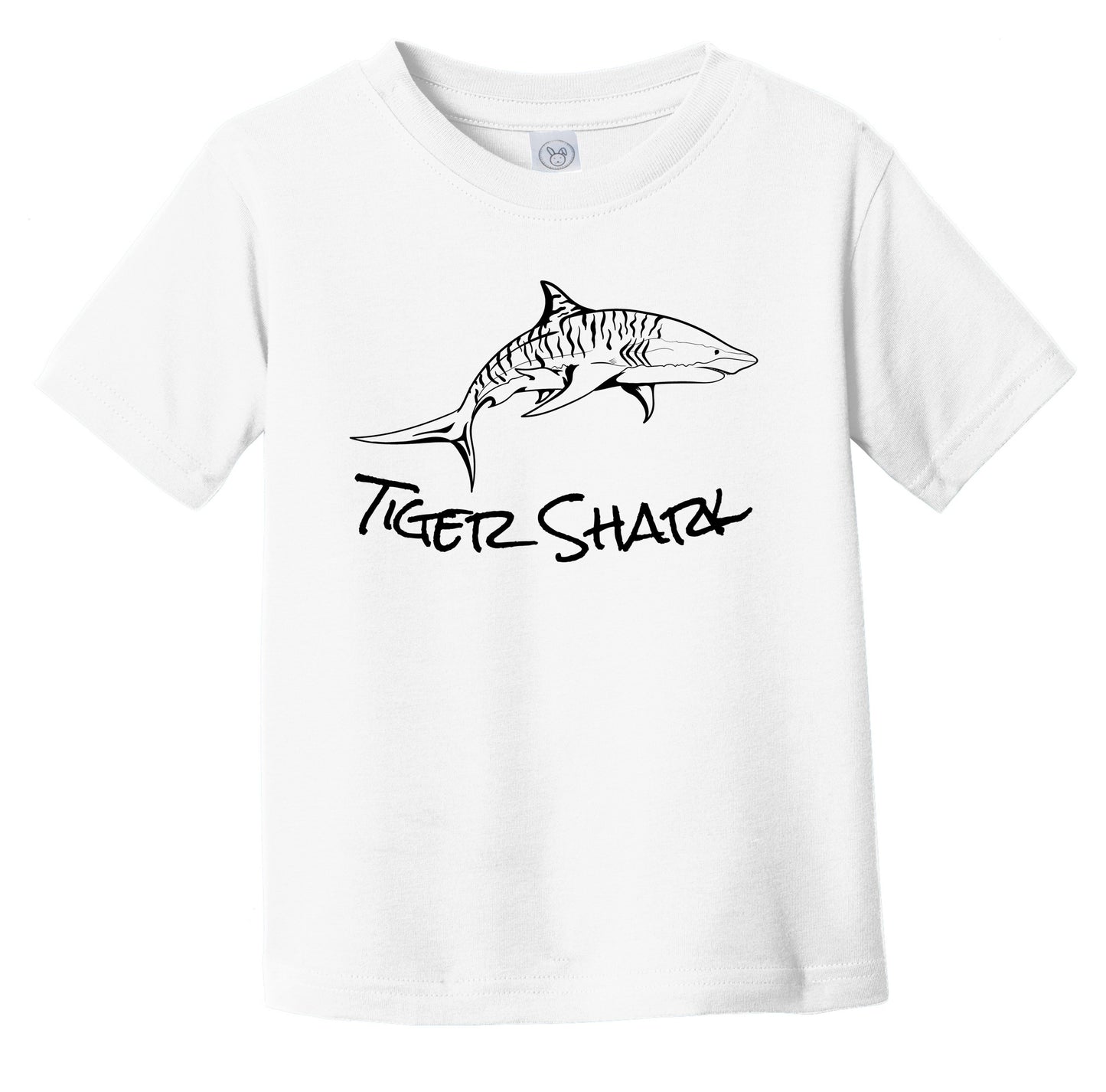 Tiger Shark Sketch Cool Shark Infant Toddler T-Shirt