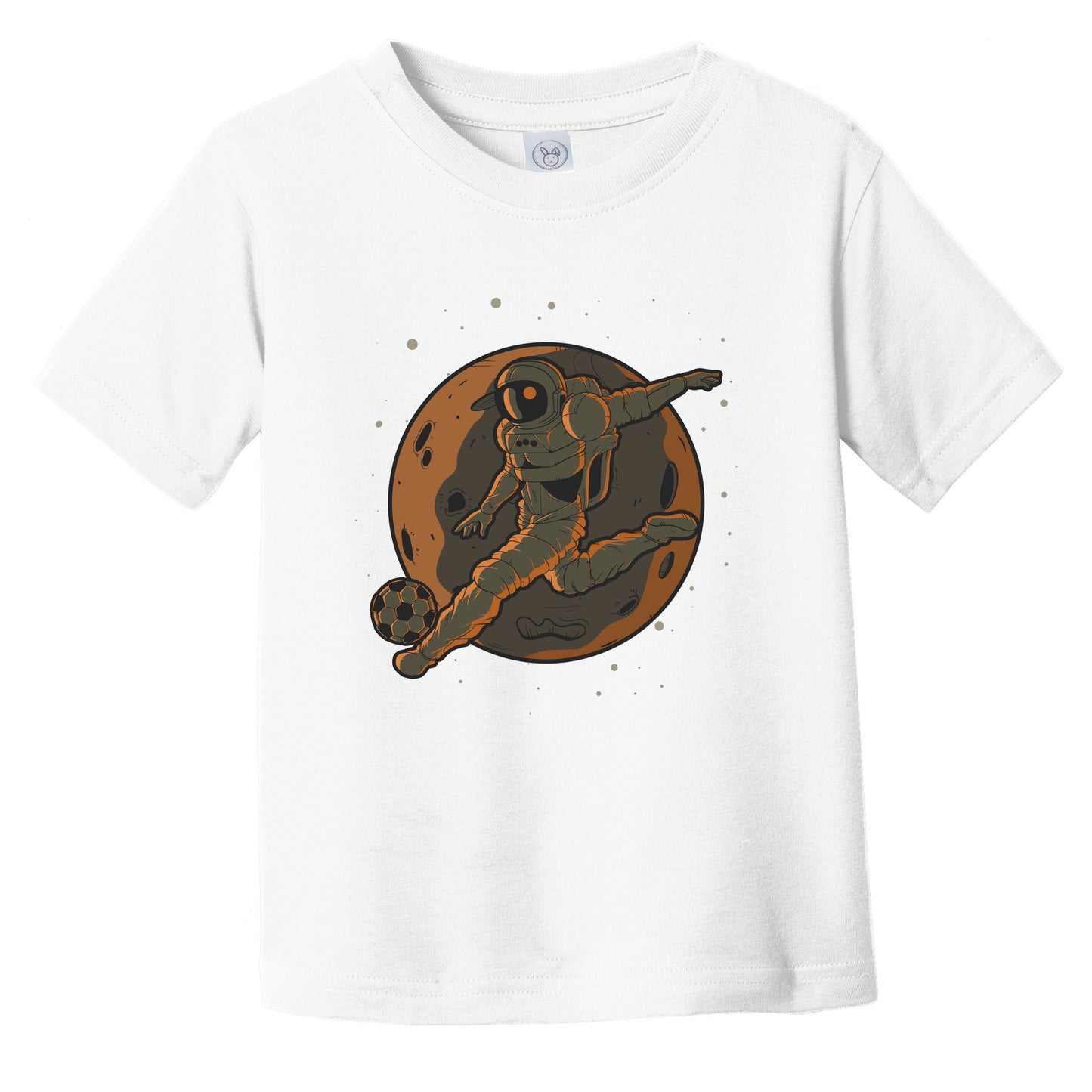 Soccer Toddler Shirt - Astronaut Outer Space Spaceman Soccer Player Infant Toddler T-Shirt