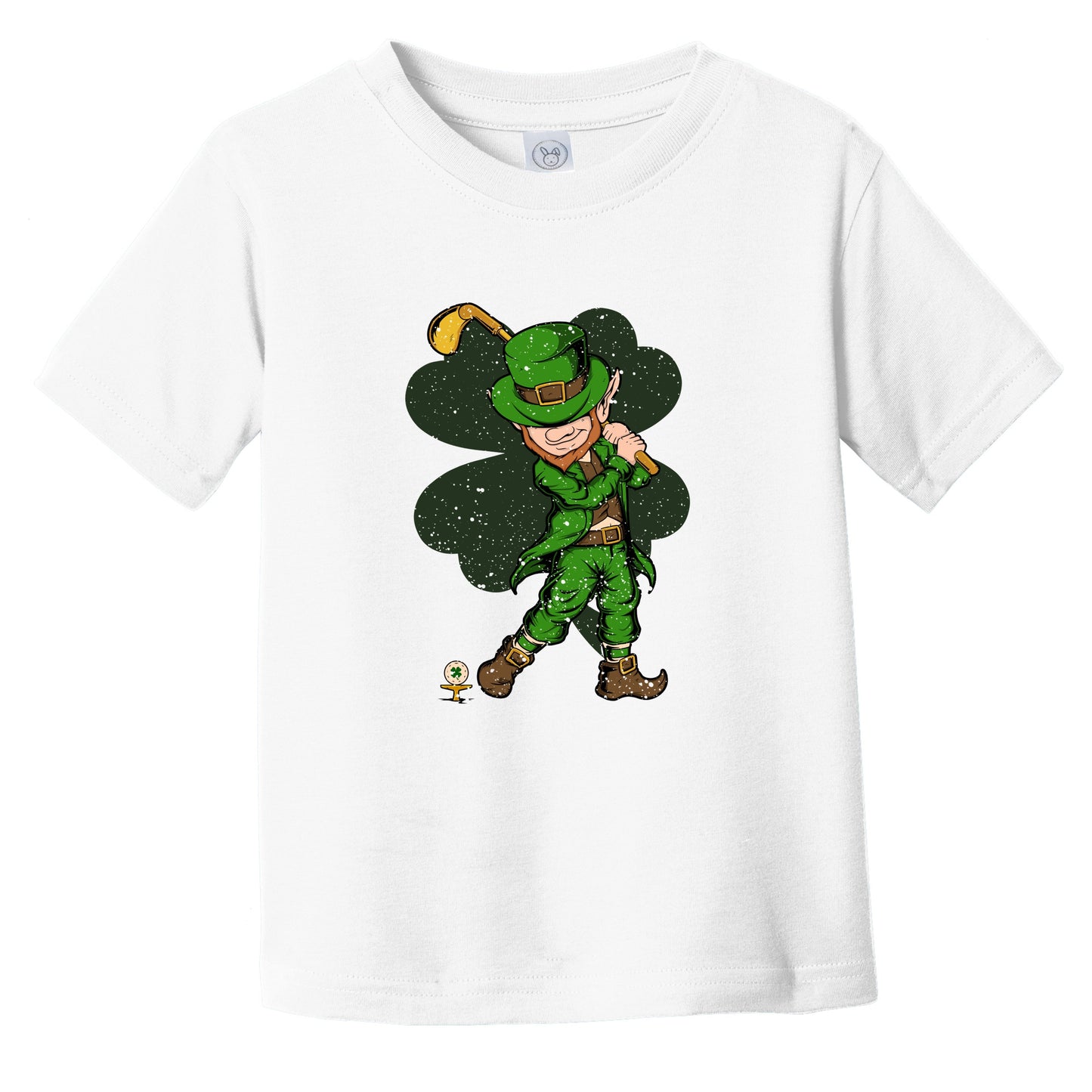 Golfer Leprechaun St. Patrick's Day Golf Golfing Infant Toddler T-Shirt