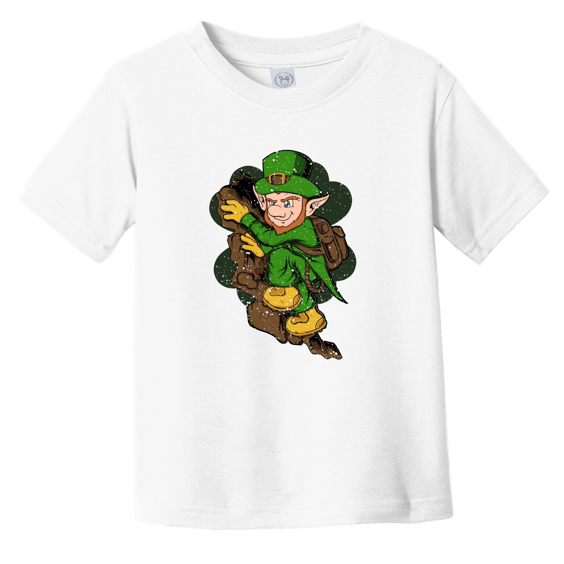 Rock Climber Leprechaun St. Patrick's Day Rock Climbing Toddler T-Shirt