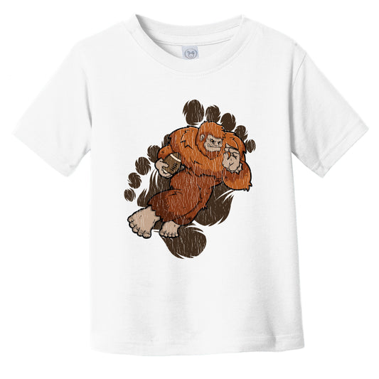 Toddler Bigfoot Football Shirt - Sasquatch Running Back Infant Toddler T-Shirt