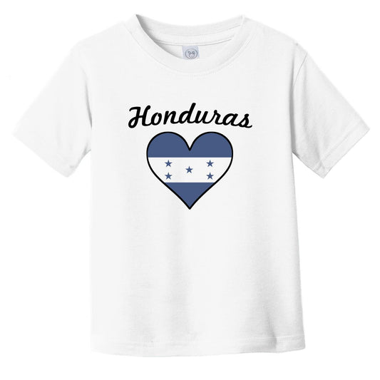 Honduran Flag Heart Infant Toddler T-Shirt