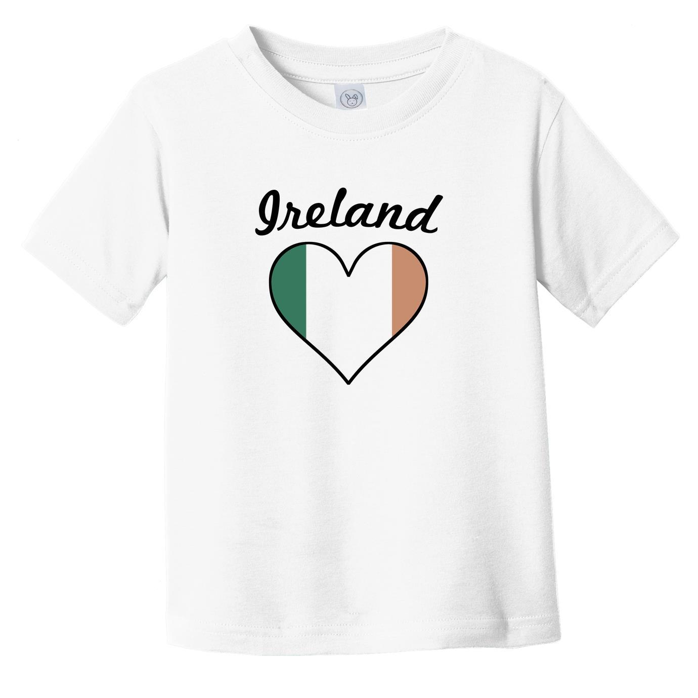 Irish Flag Heart Infant Toddler T-Shirt
