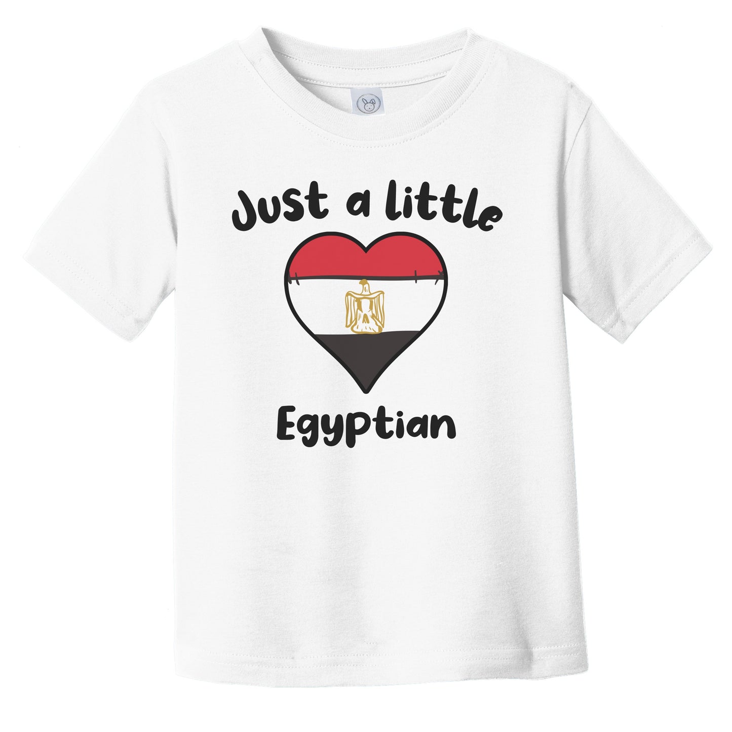 Just A Little Egyptian Cute Egypt Flag Heart Infant Toddler T-Shirt