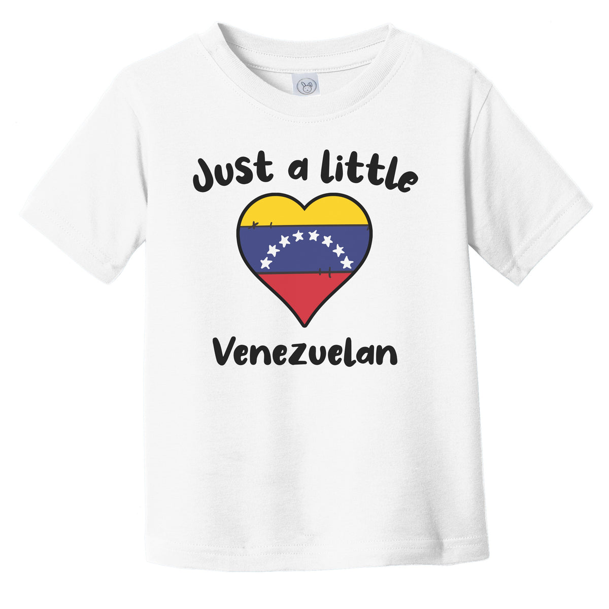 Just A Little Venezuelan Cute Venezuela Flag Heart Infant Toddler T-Shirt