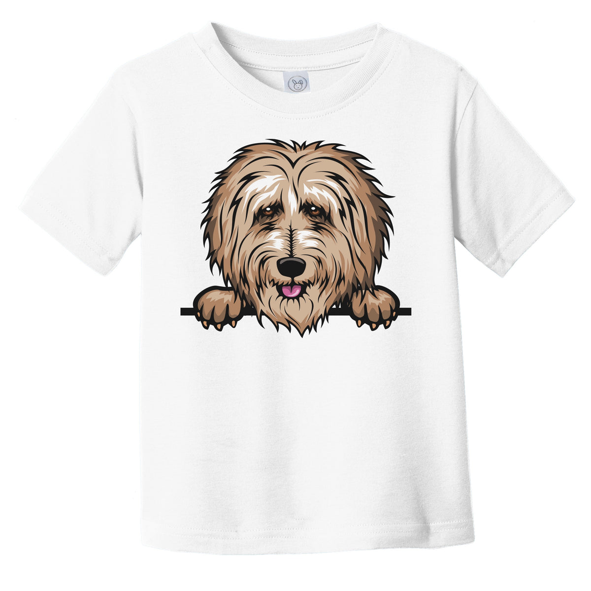 Goldendoodle Dog Breed Popping Up Cute Infant Toddler T-Shirt