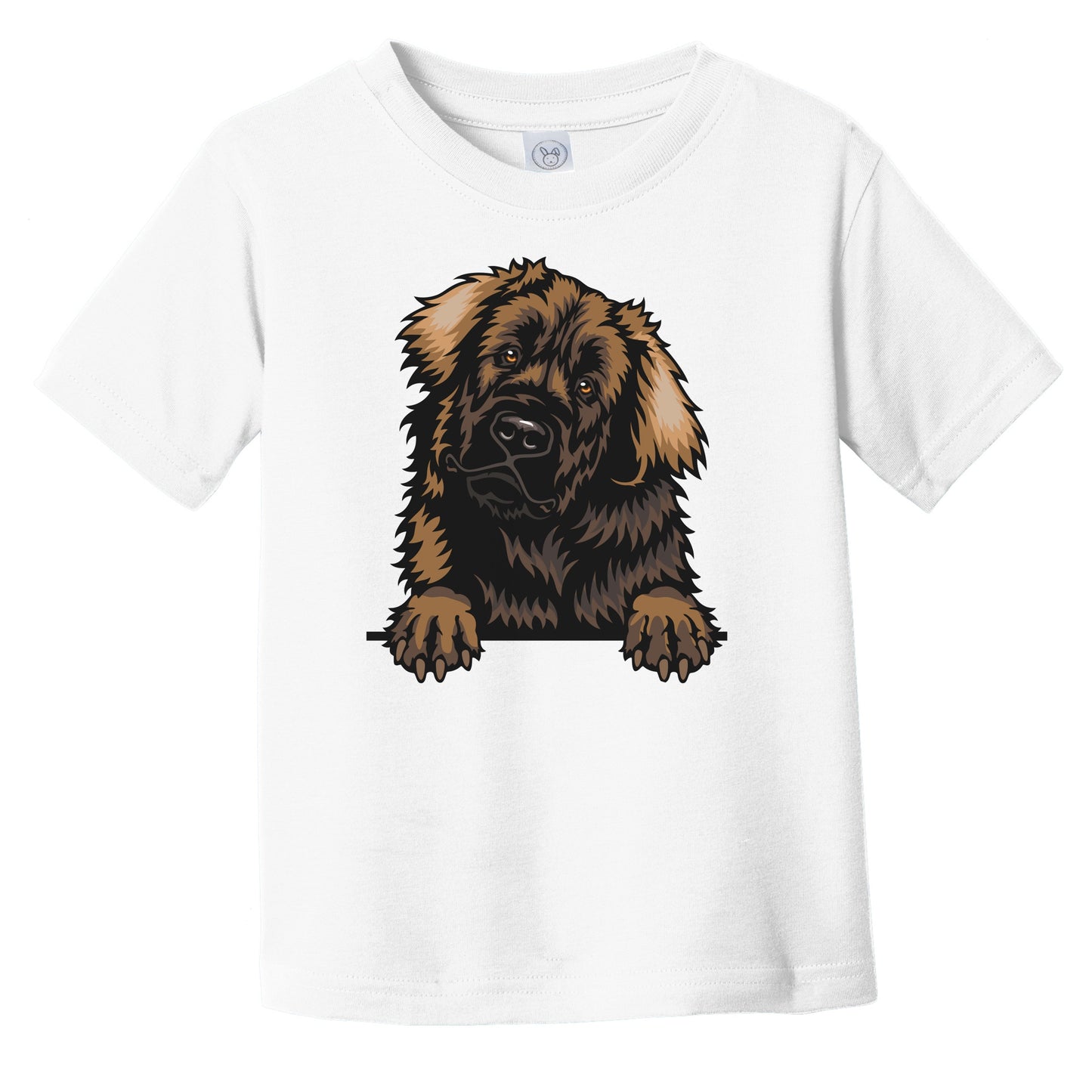 Leonberger Dog Breed Popping Up Cute Infant Toddler T-Shirt