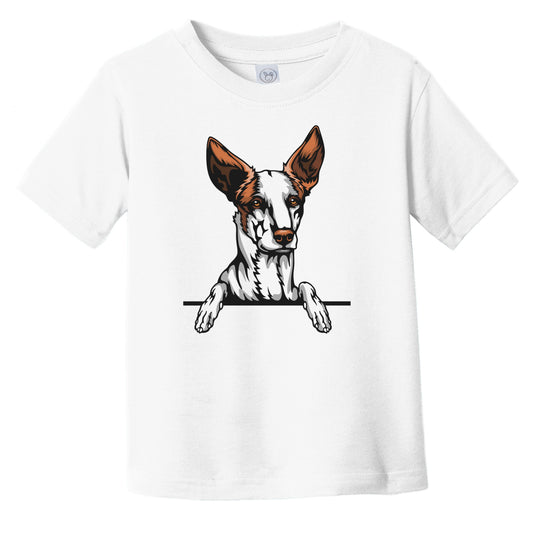 Podenco Dog Breed Popping Up Cute Infant Toddler T-Shirt