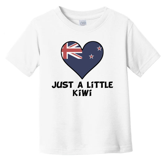 Just A Little Kiwi T-Shirt - Funny New Zealand Flag Infant Toddler Shirt