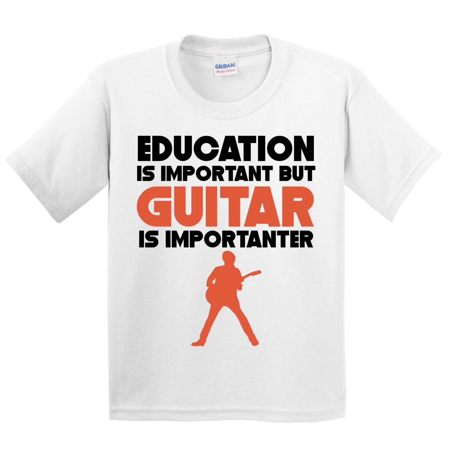 Education Is Important But Guitar Is Importanter Funny T-Shirt