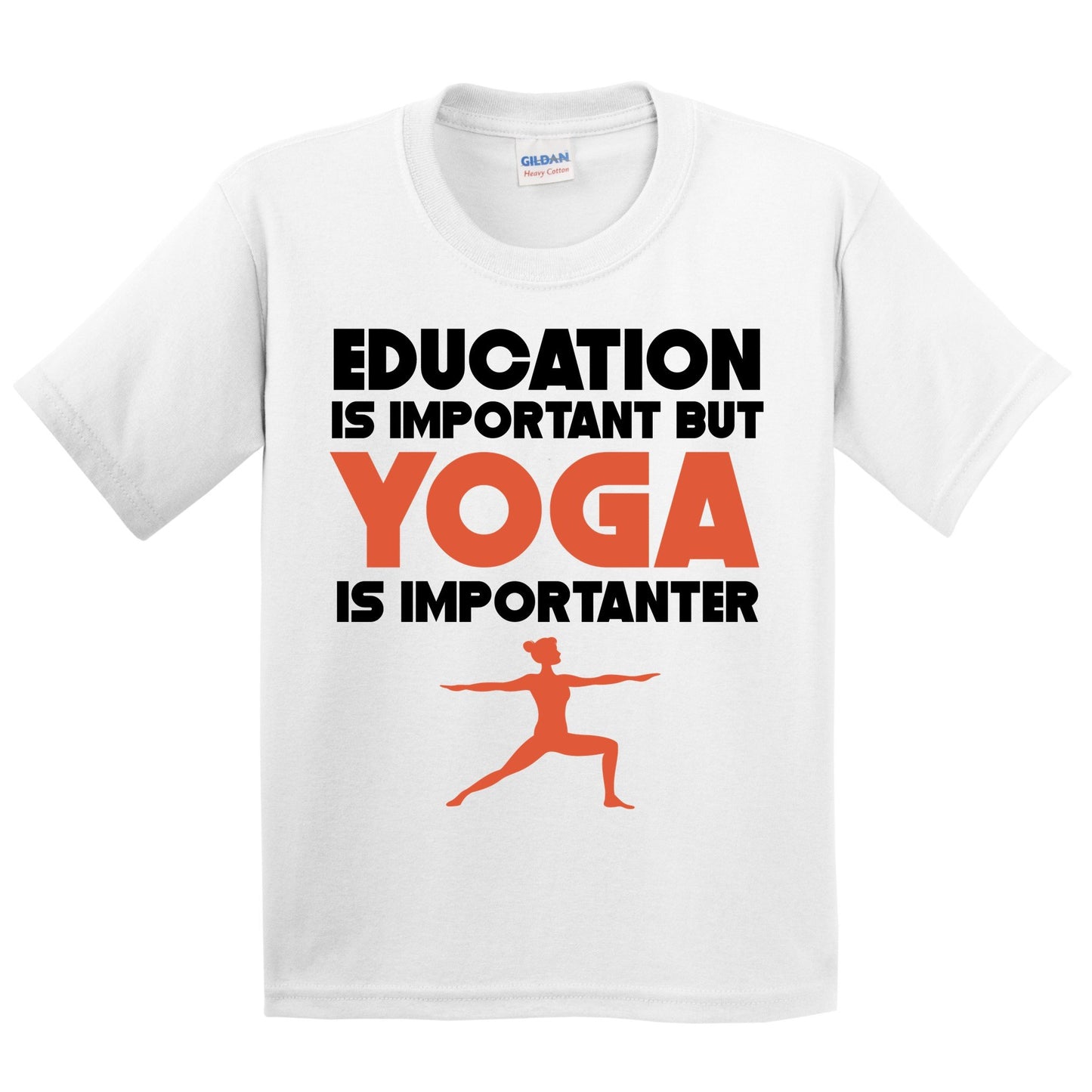Education Is Important But Yoga Is Importanter Funny T-Shirt