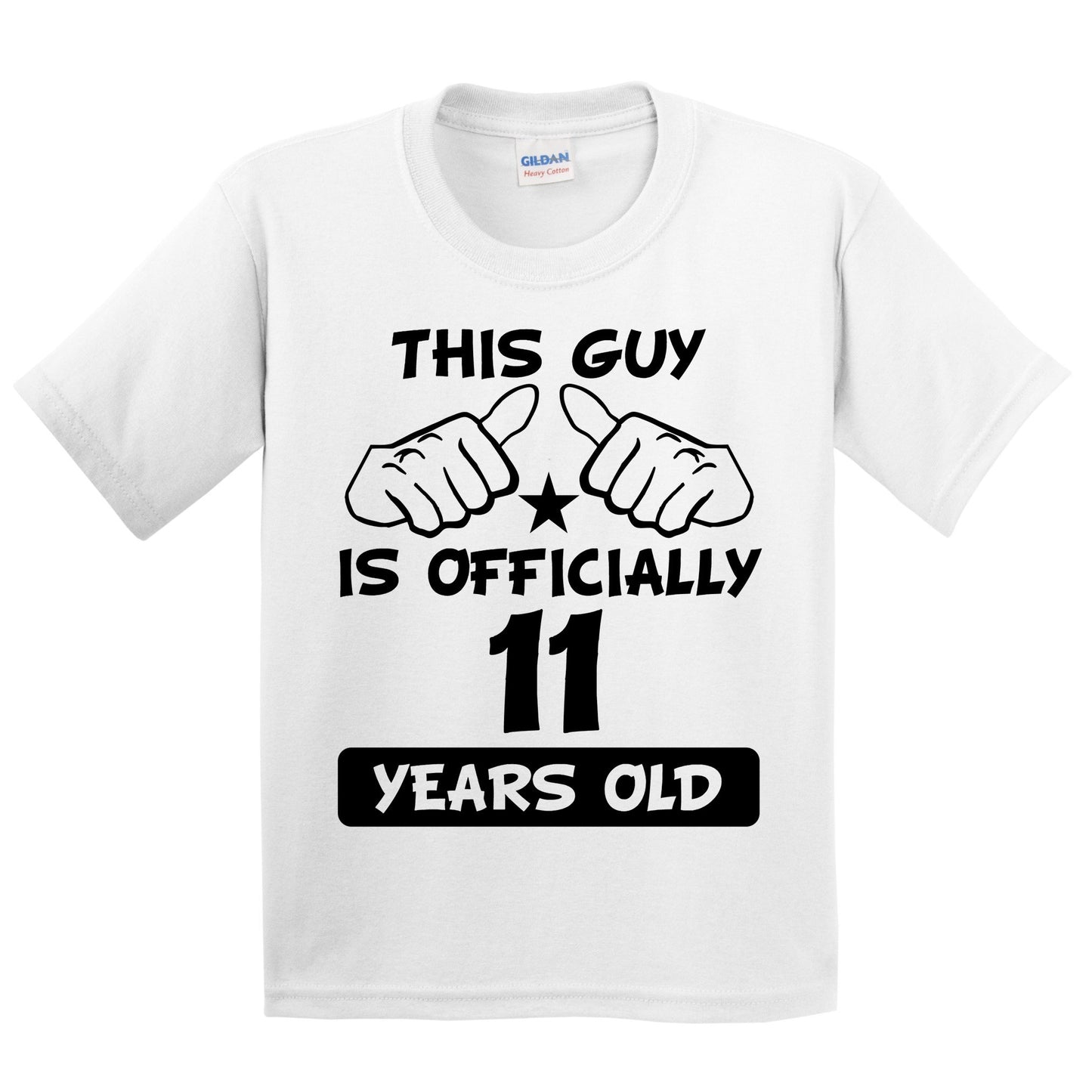 This Guy Is Officially 11 Years Old Cool 11th Birthday Kids T-Shirt