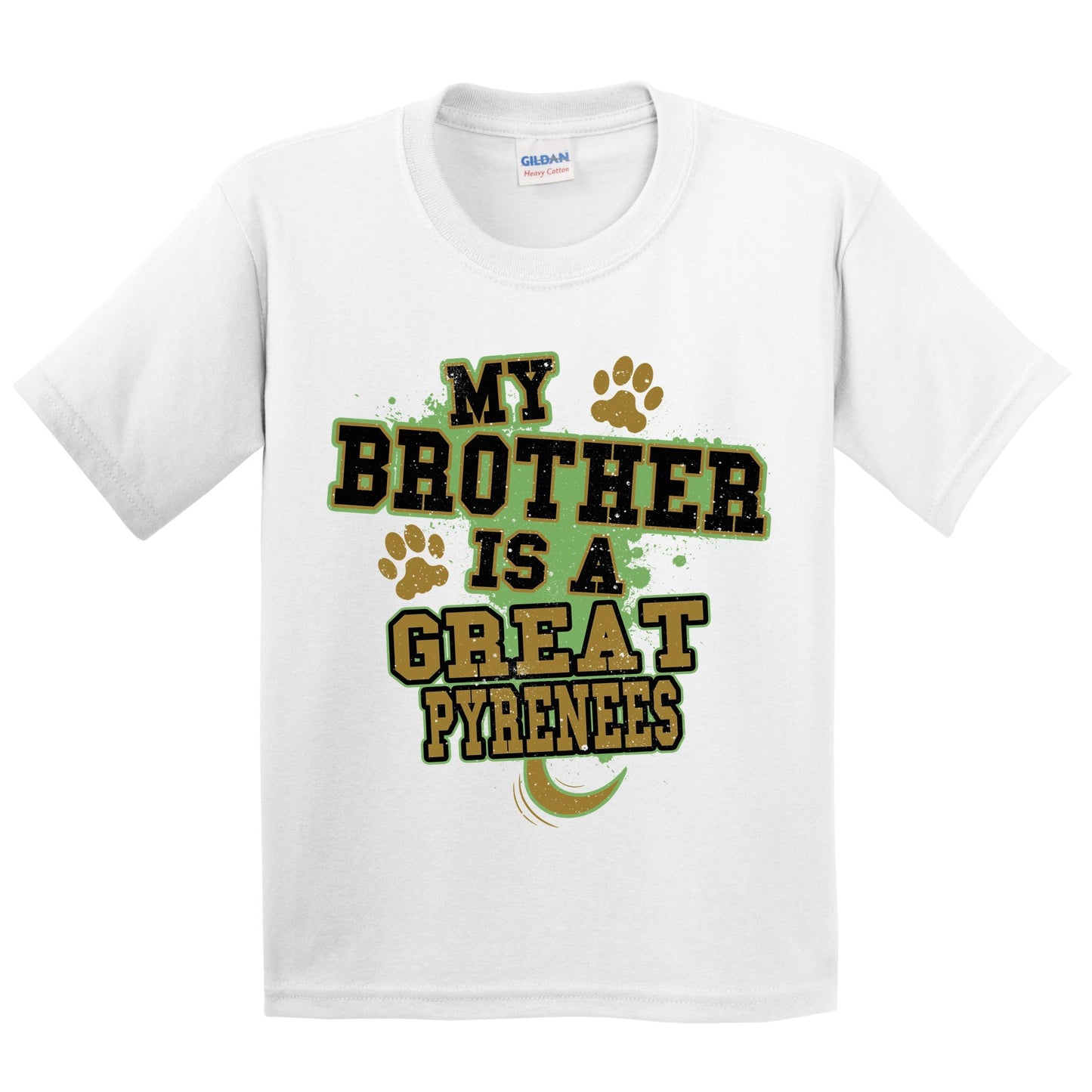 My Brother Is A Great Pyrenees Funny Dog Kids Youth T-Shirt