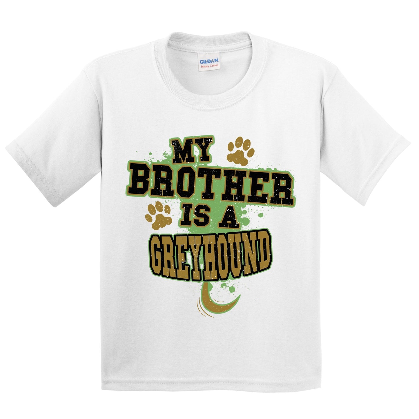 My Brother Is A Greyhound Funny Dog Kids Youth T-Shirt