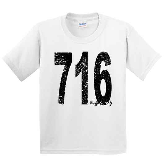 716 Buffalo New York Area Code Kids Youth T-Shirt