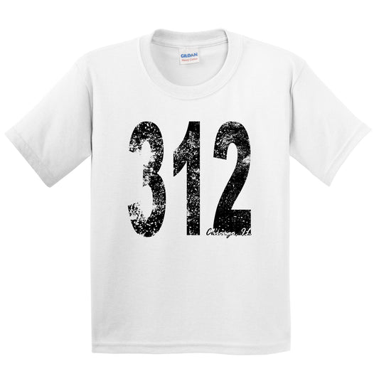 312 Chicago Illinois Area Code Kids Youth T-Shirt