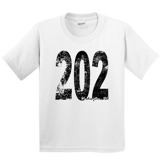 202 Washington DC Area Code Kids Youth T-Shirt