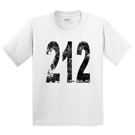 212 New York City Area Code Kids Youth T-Shirt