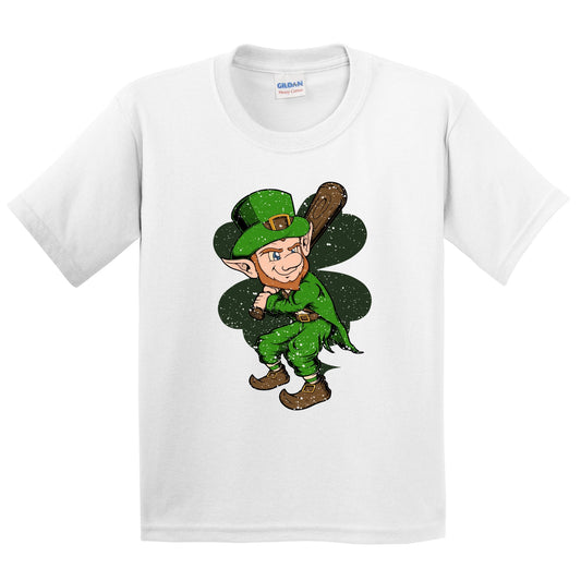 Baseball Player Leprechaun St. Patrick's Day Baseball Youth T-Shirt