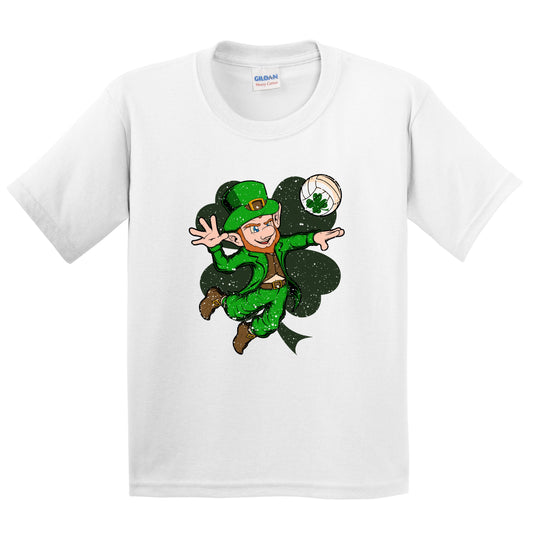 Volleyball Player Leprechaun St. Patrick's Day Volleyball Youth T-Shirt