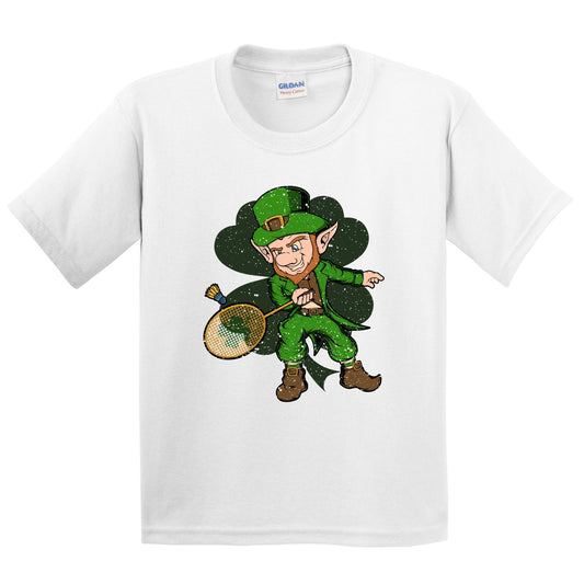 Badminton Player Leprechaun St. Patrick's Day Badminton Youth T-Shirt