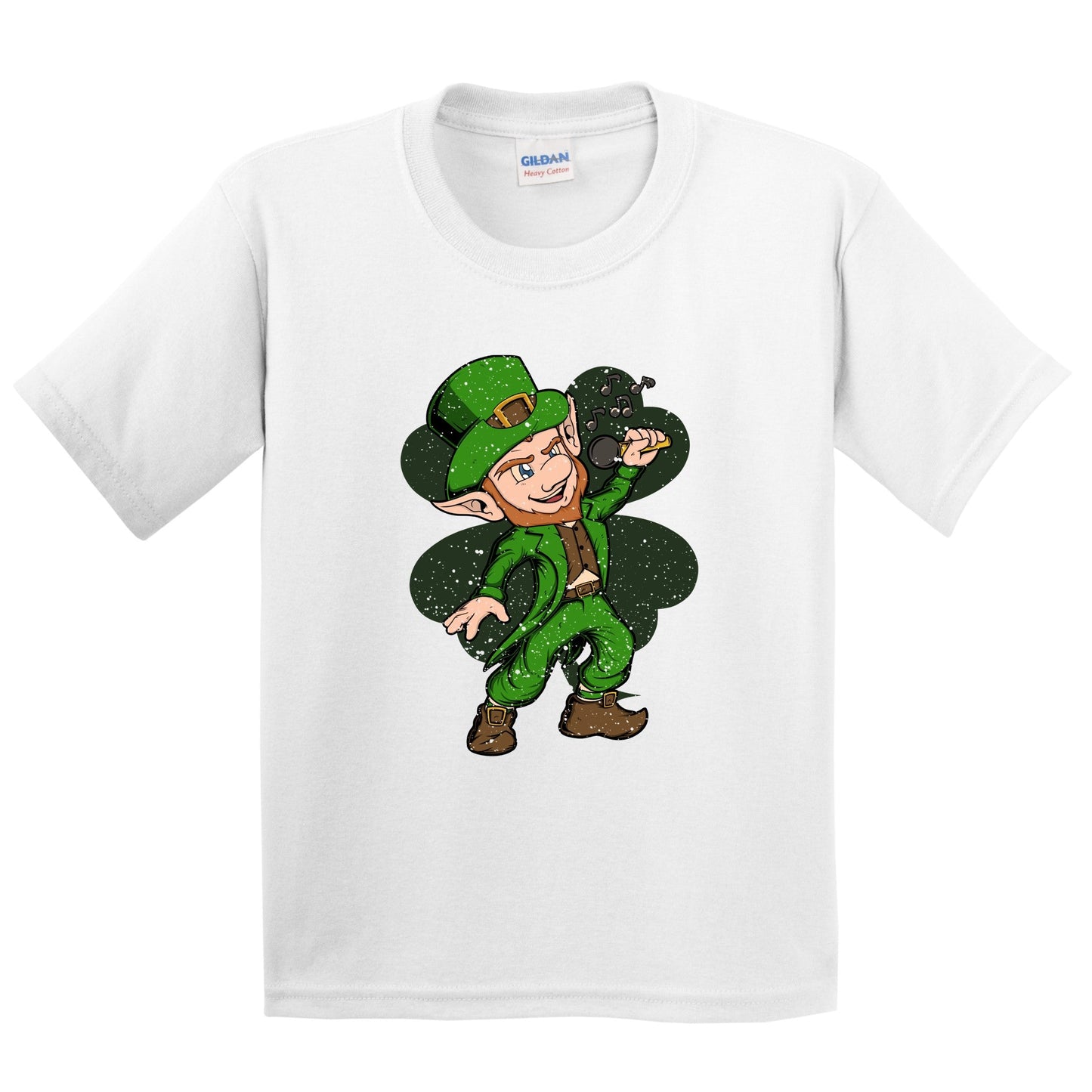 Karaoke Singer Leprechaun St. Patrick's Day Singing Youth T-Shirt
