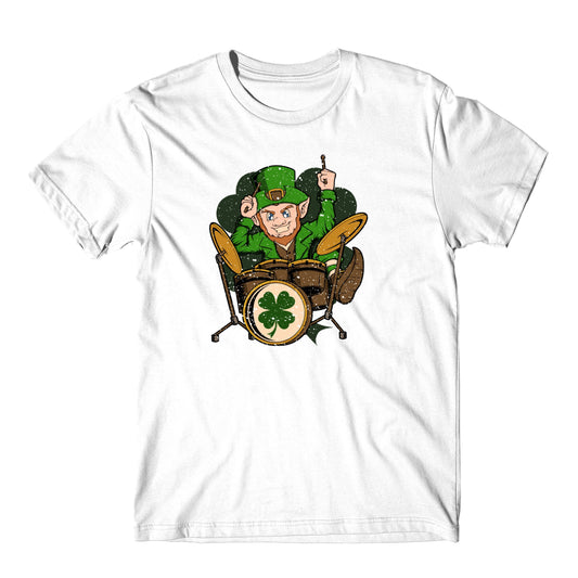 Drummer Leprechaun St. Patrick's Day Drumming T-Shirt