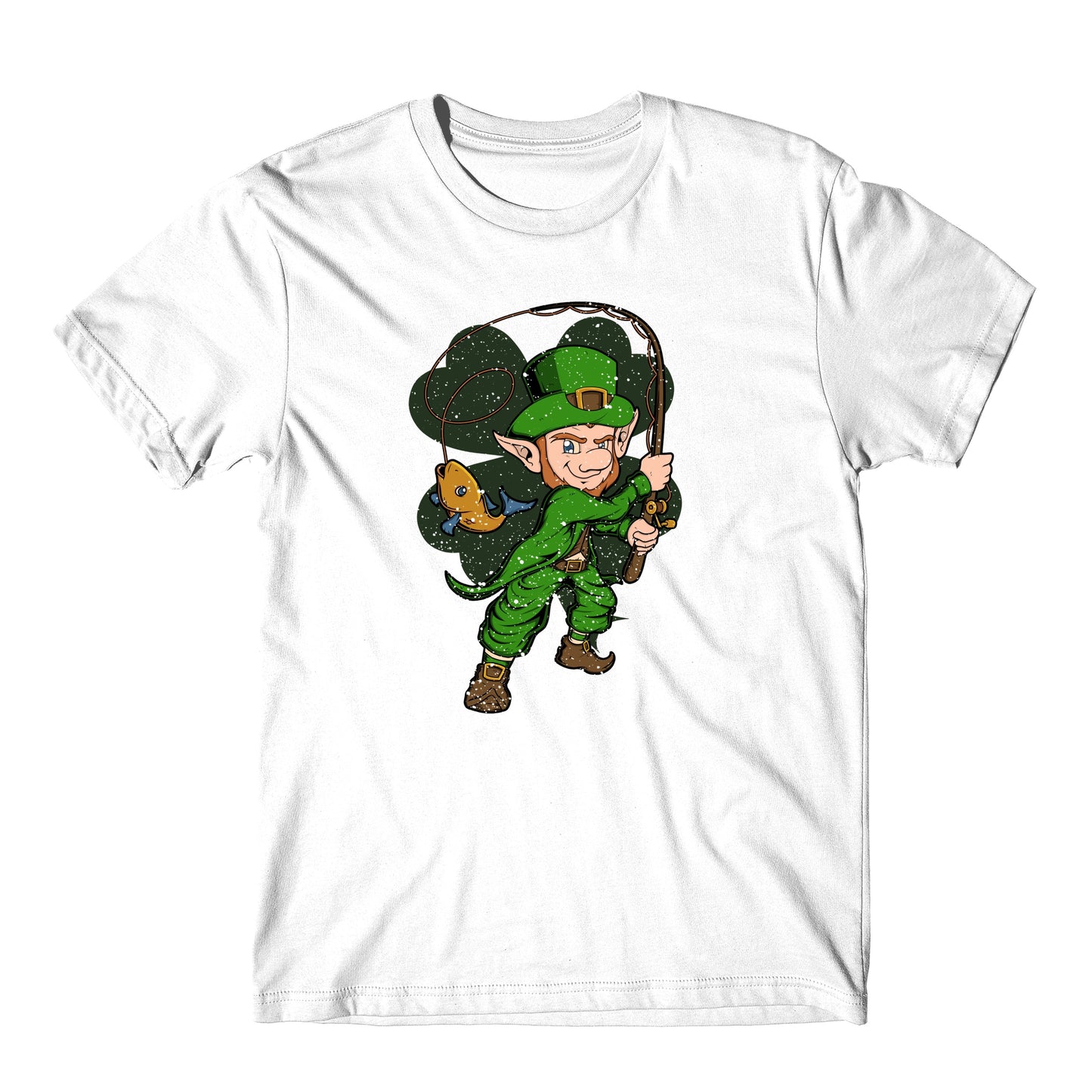 Fisherman Leprechaun St. Patrick's Day Fishing T-Shirt
