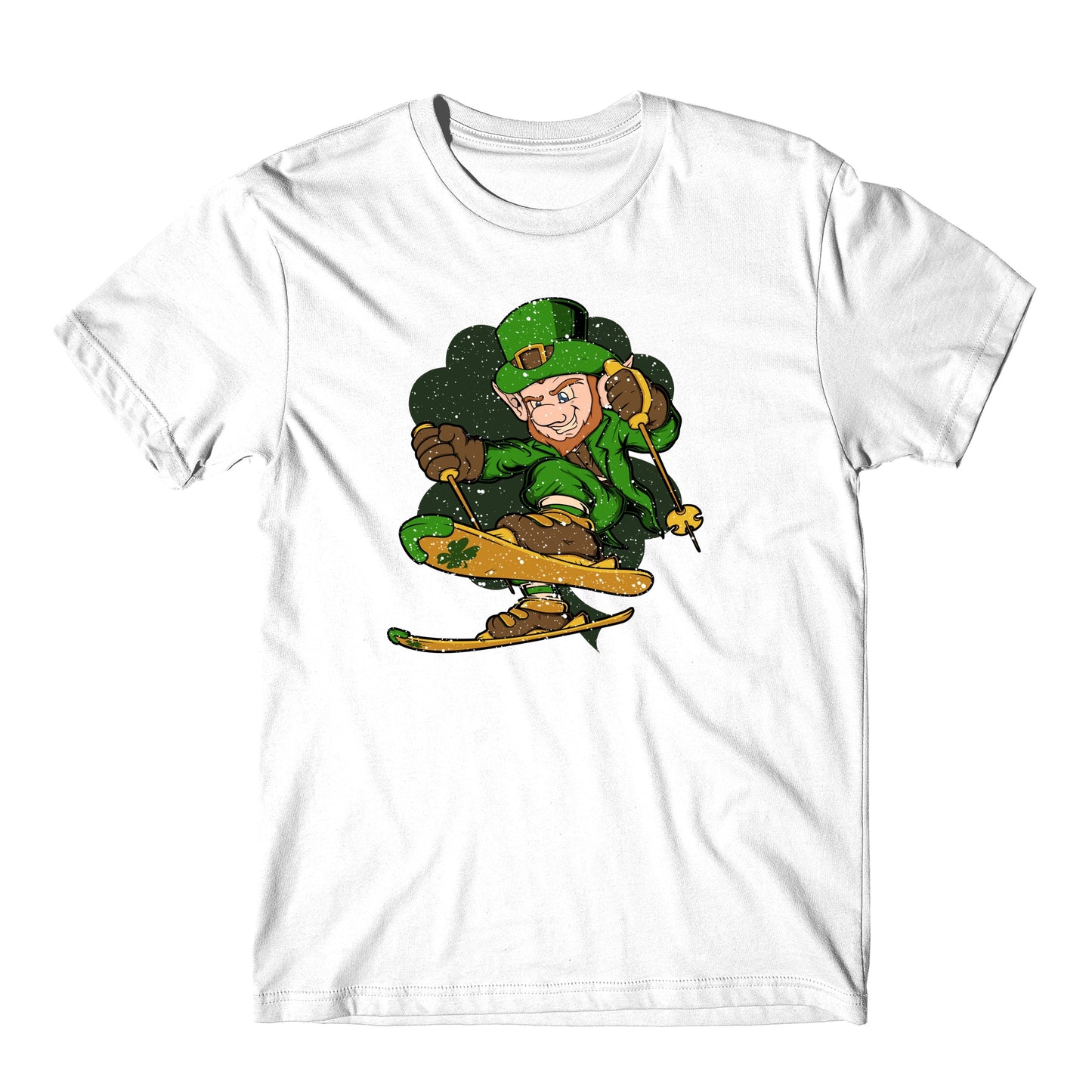 Skier Leprechaun St. Patrick's Day Skiing T-Shirt