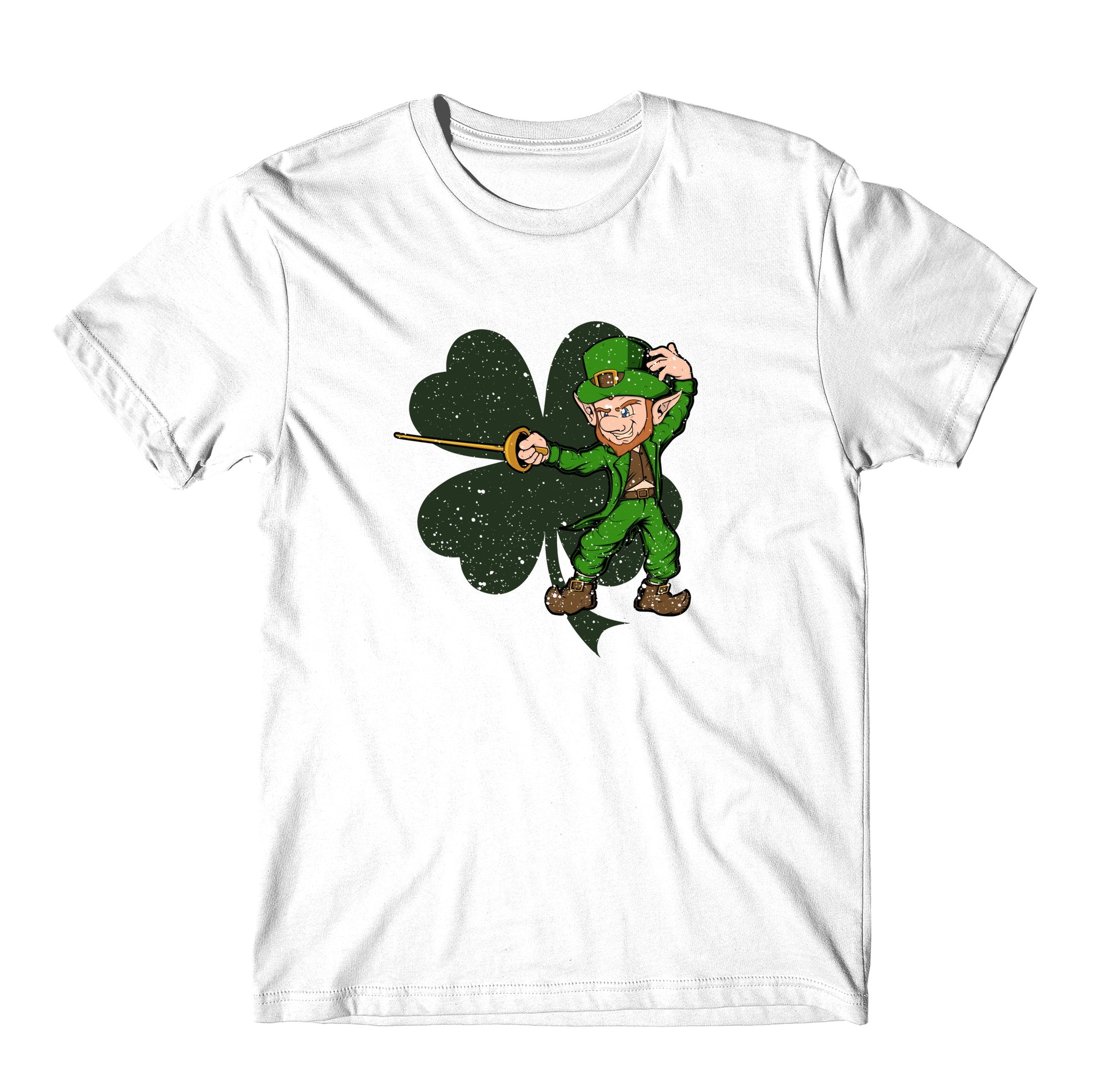 Fencer Leprechaun St. Patrick's Day Fencing T-Shirt