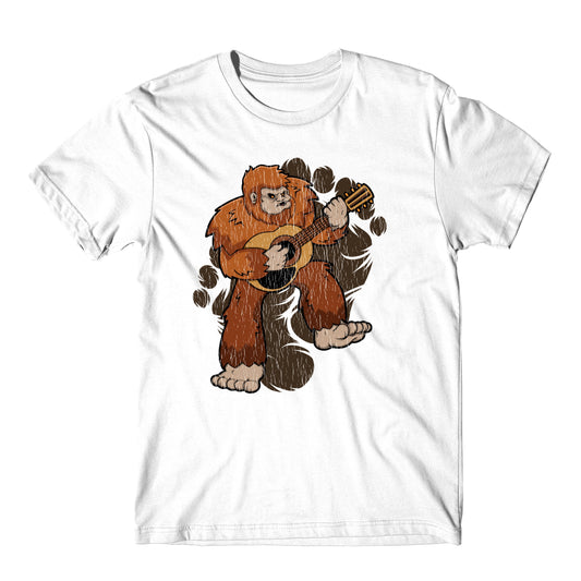 Bigfoot Guitar Shirt - Sasquatch Playing Guitar T-Shirt