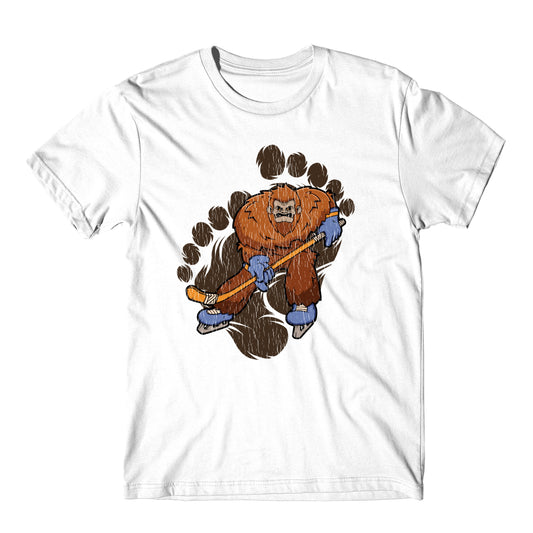 Bigfoot Hockey Shirt - Sasquatch Ice Hockey T-Shirt
