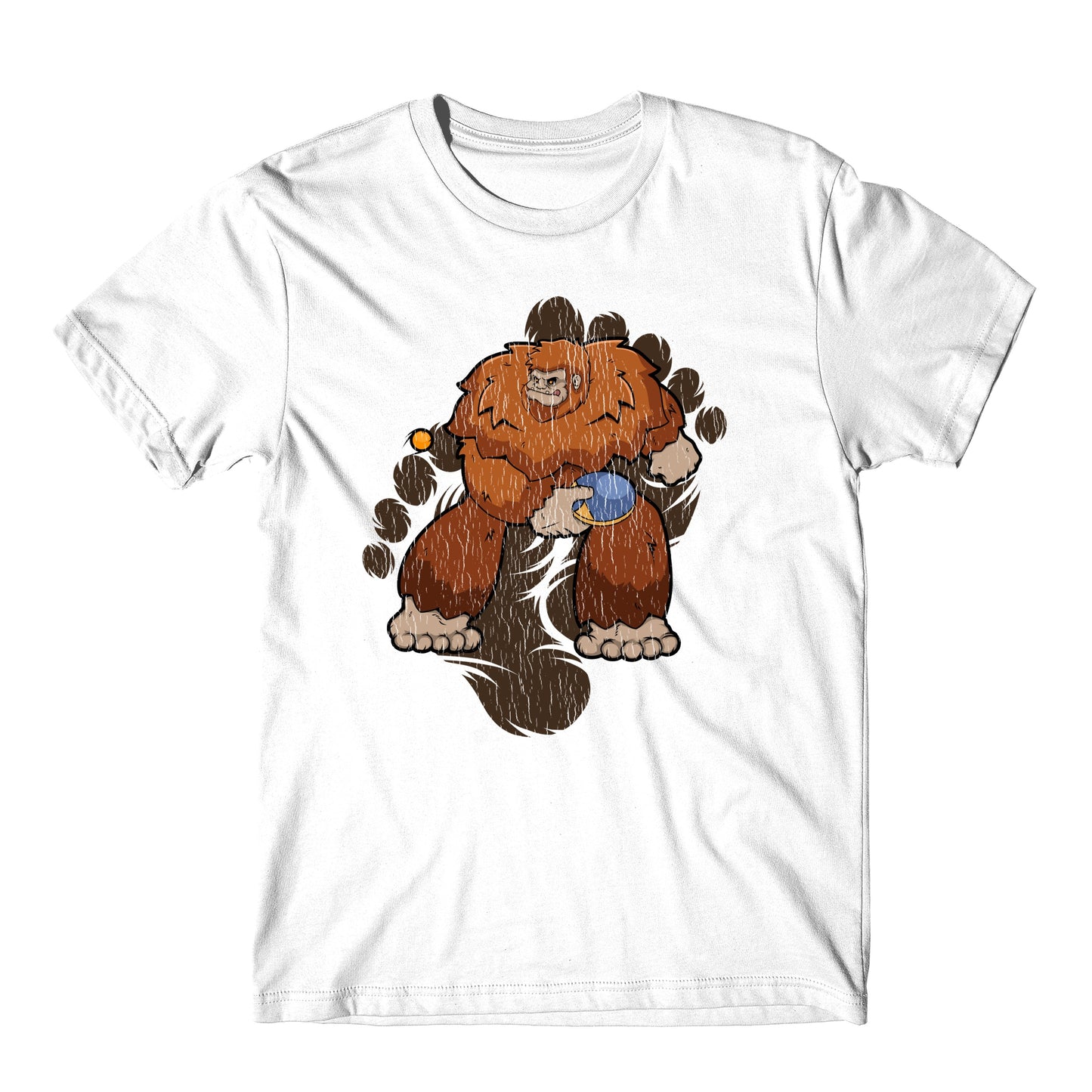 Bigfoot Table Tennis Shirt - Sasquatch Playing Table Tennis T-Shirt