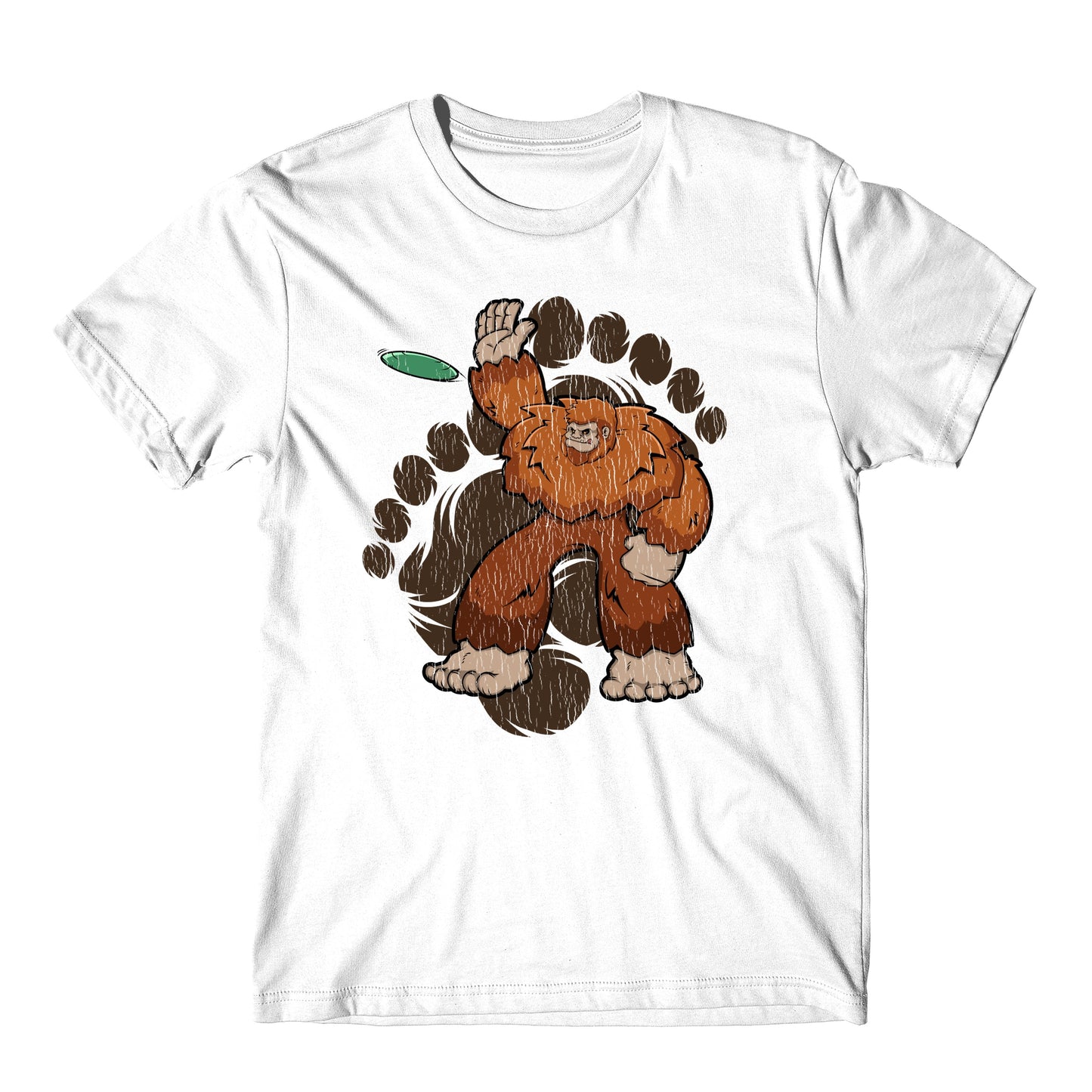Bigfoot Disc Golf Shirt - Sasquatch Throwing Disc T-Shirt