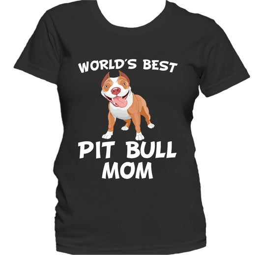 World's Best Pit Bull Mom Dog Owner Women's T-Shirt