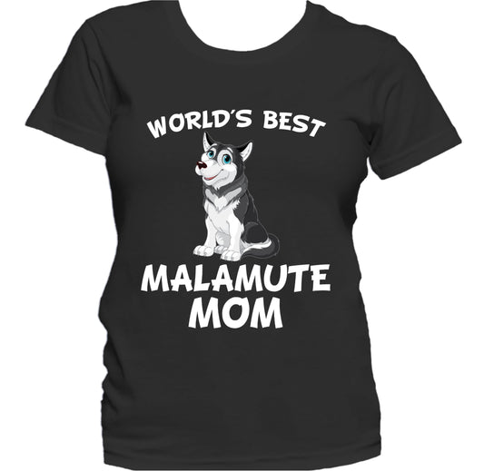 World's Best Alaskan Malamute Mom Dog Owner Women's T-Shirt