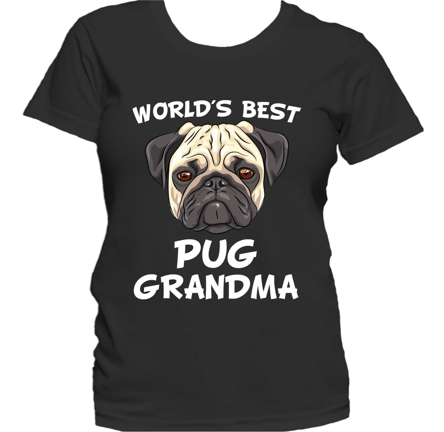 World's Best Pug Grandma Dog Owner Women's T-Shirt
