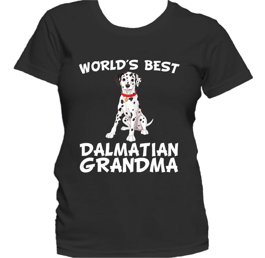 World's Best Dalmatian Grandma Dog Owner Women's T-Shirt